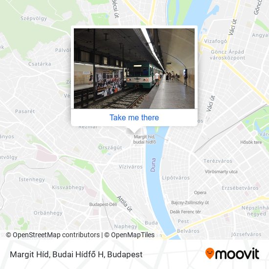 Margit Híd, Budai Hídfő H map