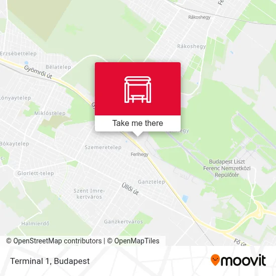 Terminal 1 map