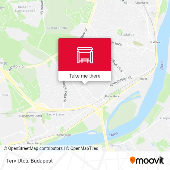 Terv Utca map