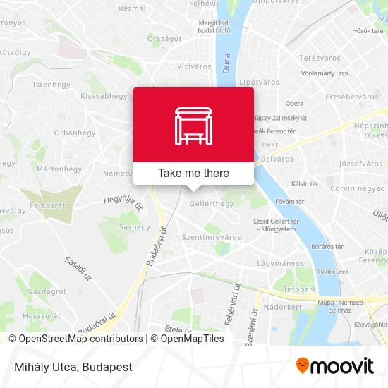 Mihály Utca map