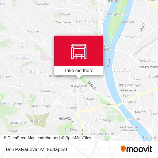 Déli Pályaudvar M map