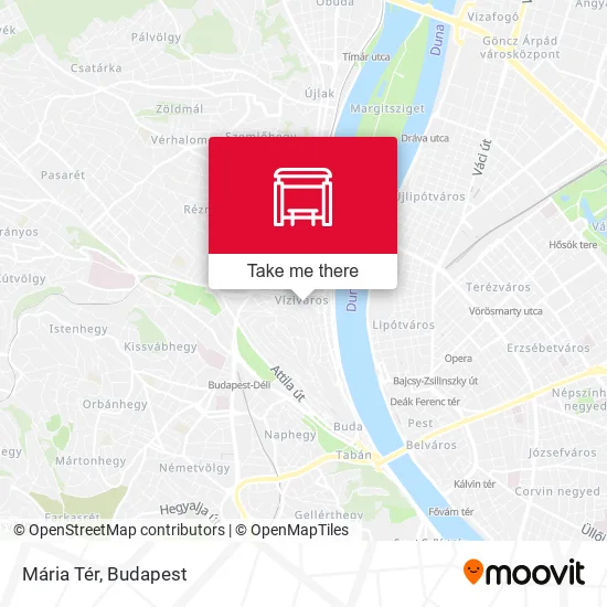 Mária Tér map