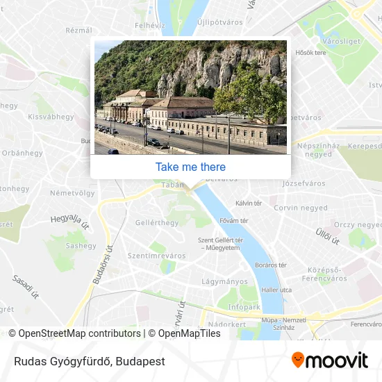 Rudas Gyógyfürdő map