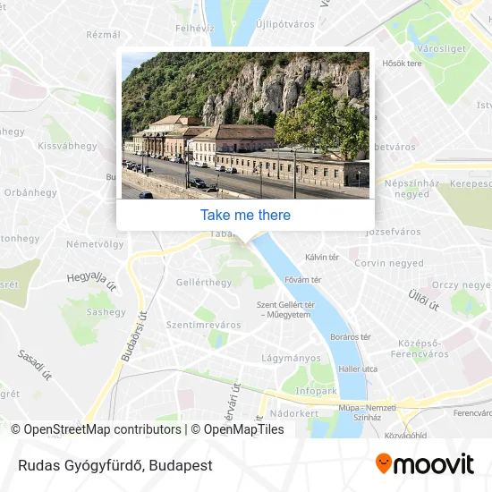 Rudas Gyógyfürdő map