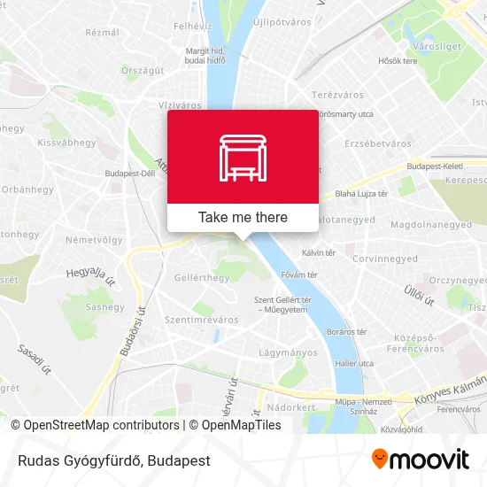 Rudas Gyógyfürdő map