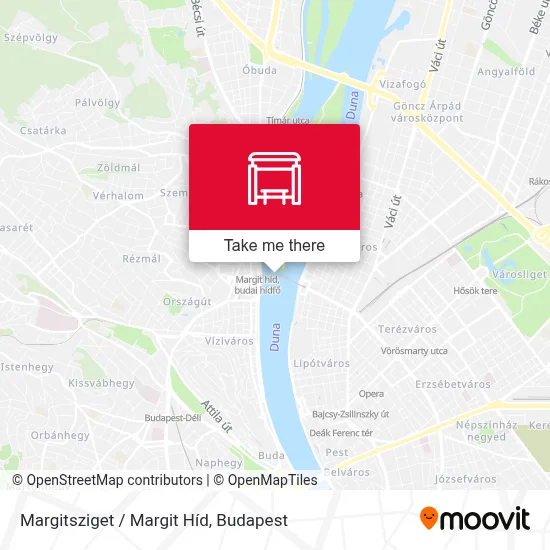 Margitsziget / Margit Híd map