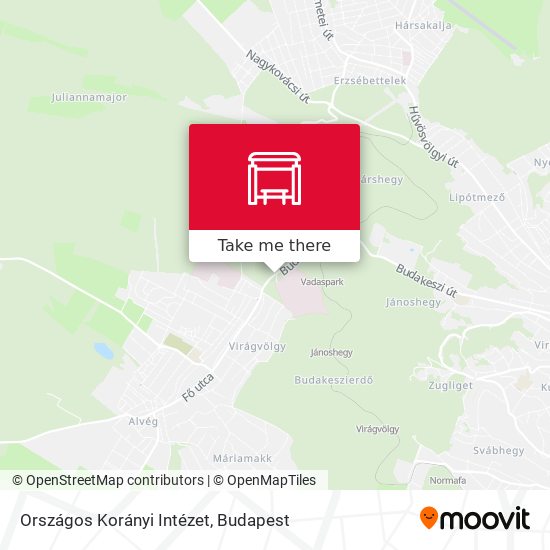 Országos Korányi Intézet map