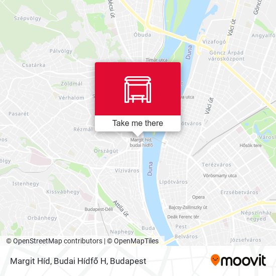 Margit Híd, Budai Hídfő H map