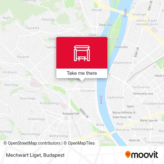 Mechwart Liget map