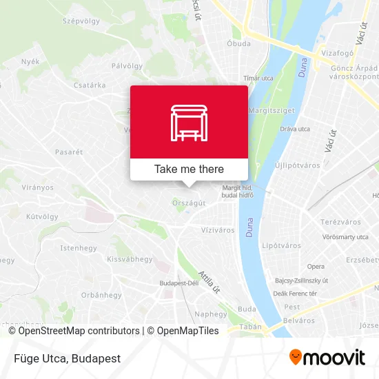 Füge Utca map