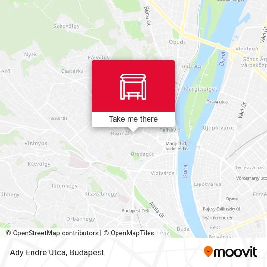 Ady Endre Utca map