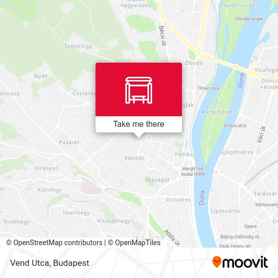 Vend Utca map