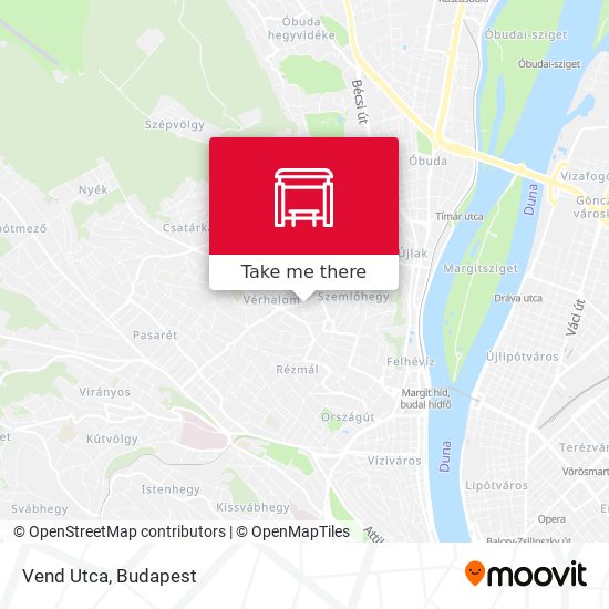 Vend Utca map