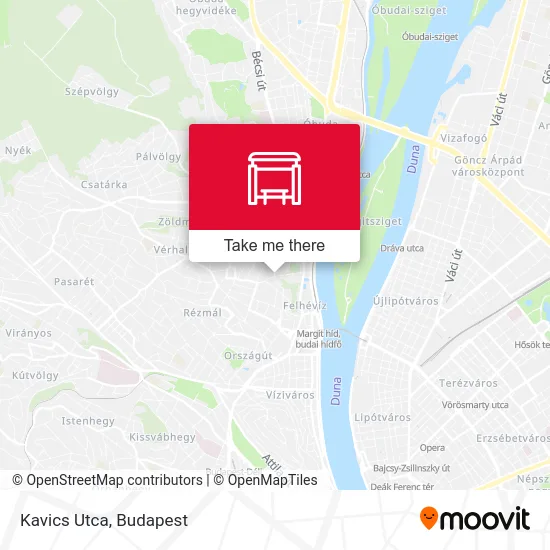 Kavics Utca map