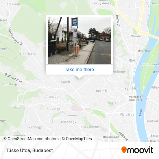 Tüske Utca map
