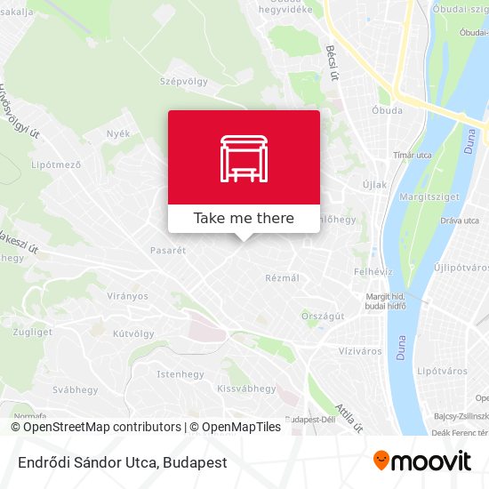 Endrődi Sándor Utca map