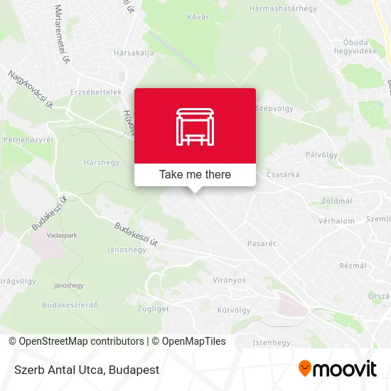 Szerb Antal Utca map