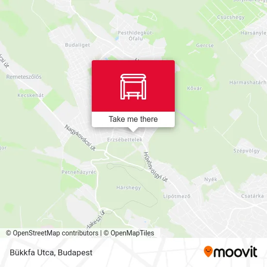 Bükkfa Utca map