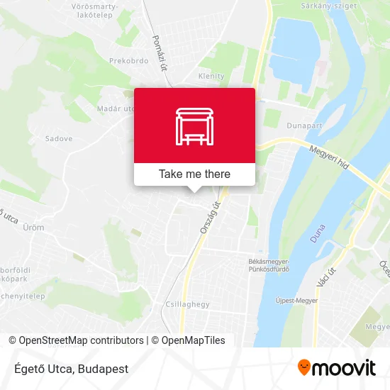 Égető Utca map