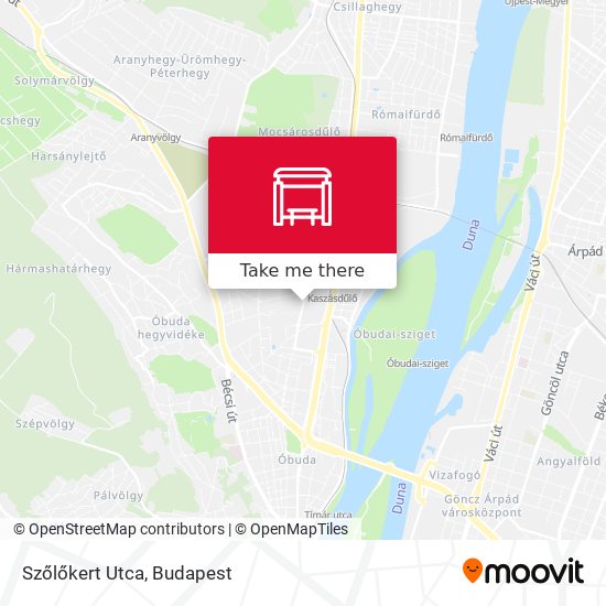 Szőlőkert Utca map