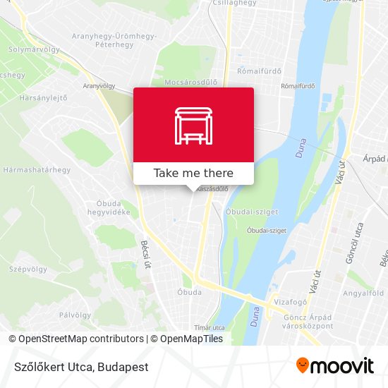 Szőlőkert Utca map