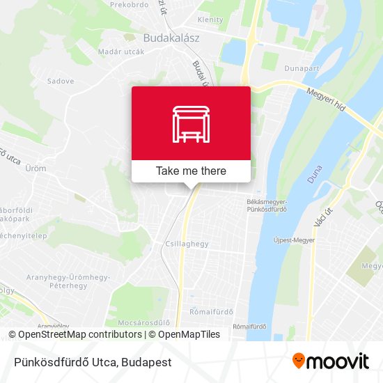 Pünkösdfürdő Utca map