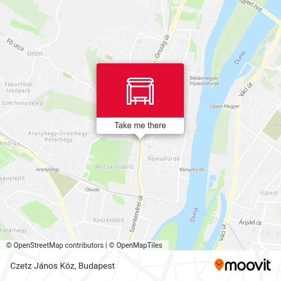 Czetz János Köz map