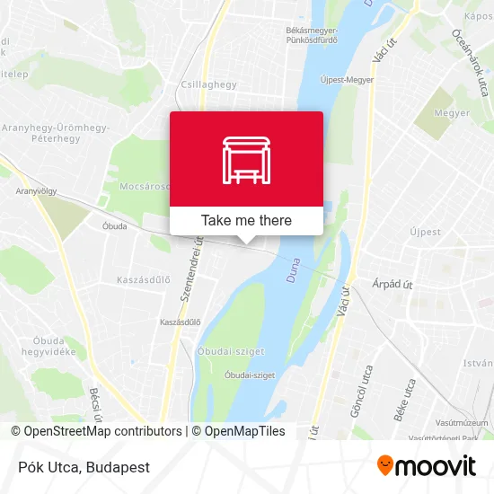 Pók Utca map