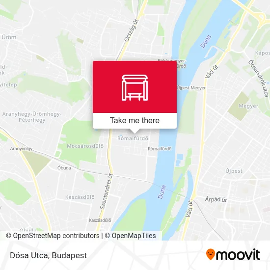 Dósa Utca map