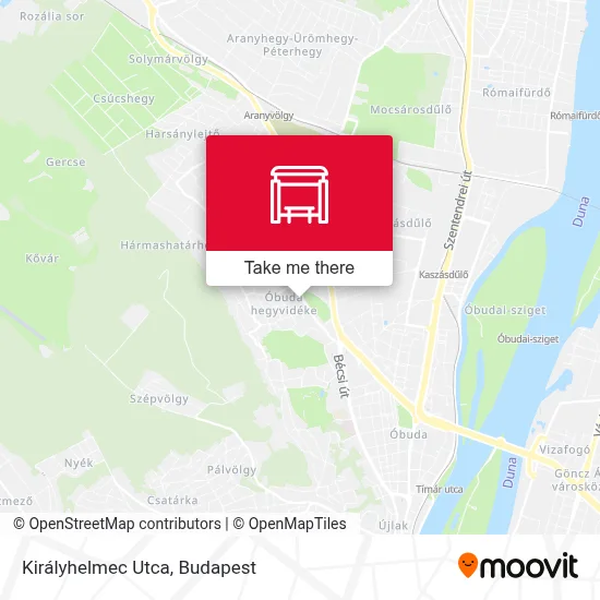 Királyhelmec Utca map