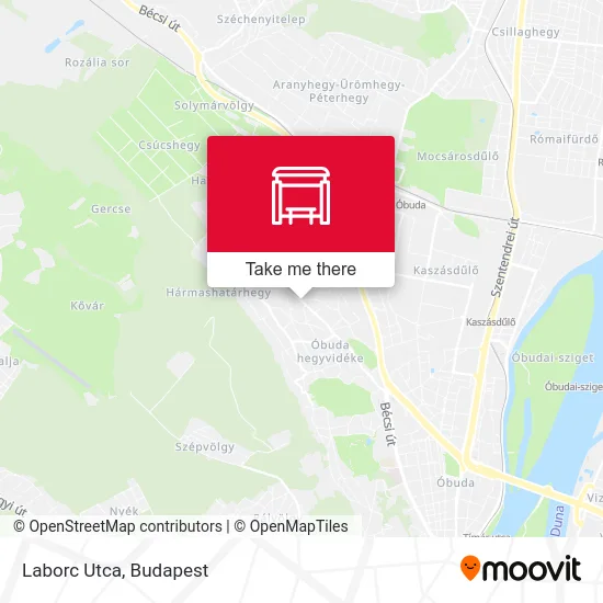 Laborc Utca map