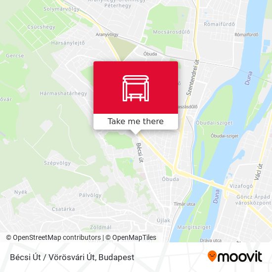 Bécsi Út / Vörösvári Út map
