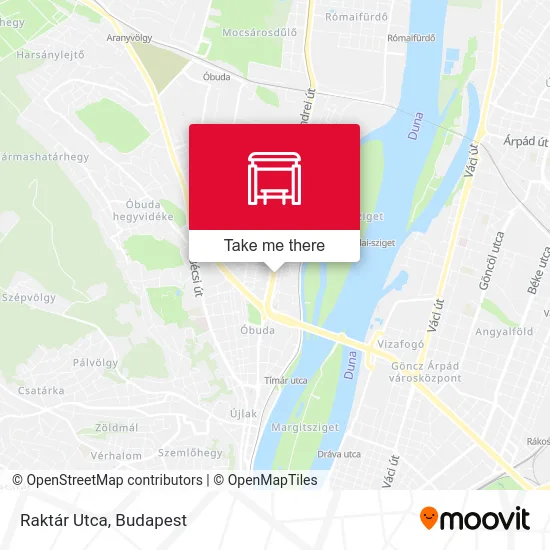 Raktár Utca map