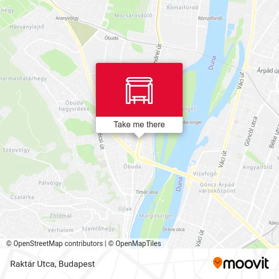 Raktár Utca map