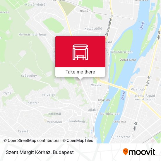 Szent Margit Kórház map