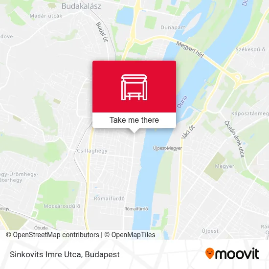 Sinkovits Imre Utca map