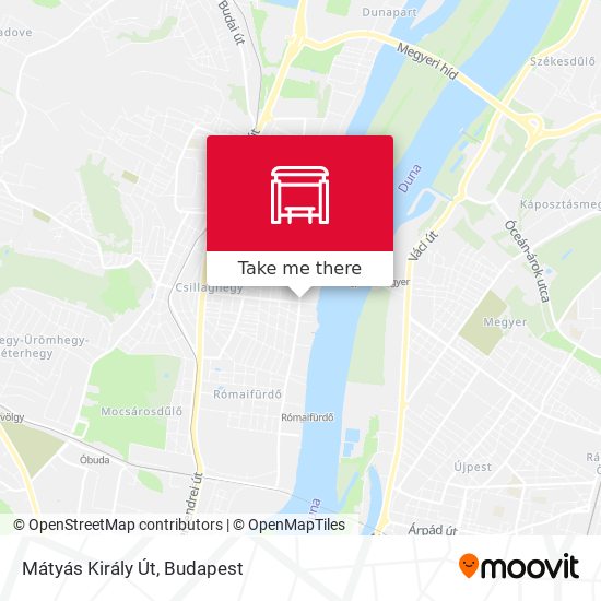 Mátyás Király Út map