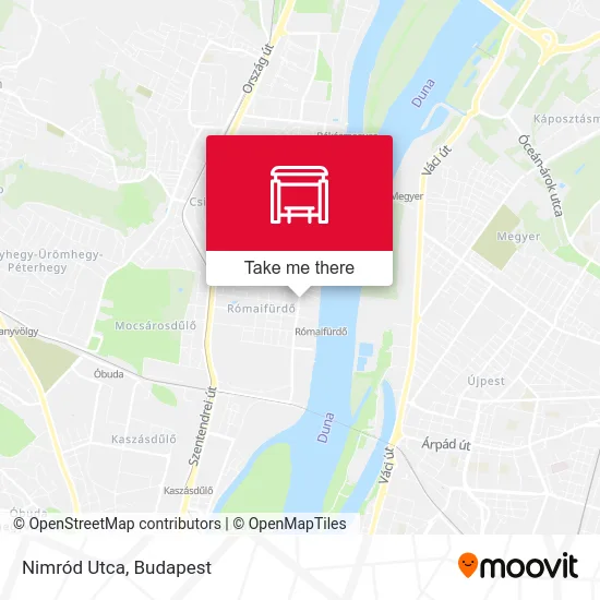 Nimród Utca map