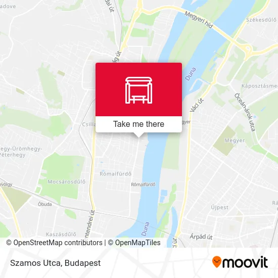 Szamos Utca map