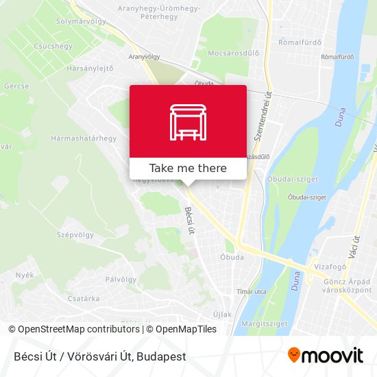 Bécsi Út / Vörösvári Út map