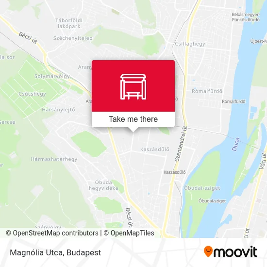 Magnólia Utca map