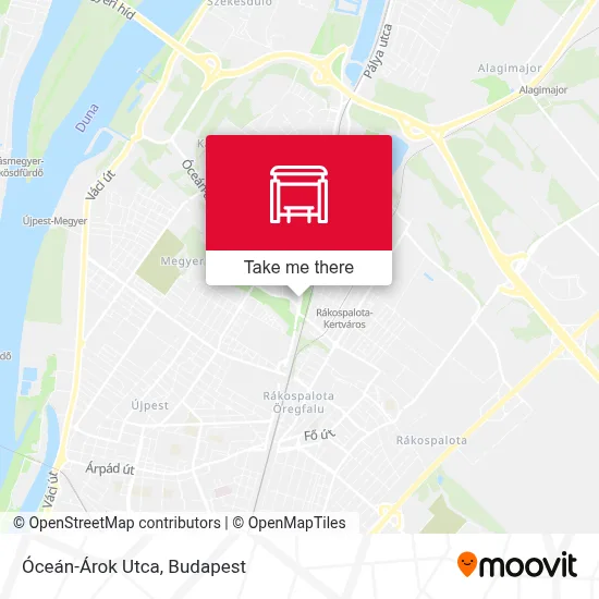 Óceán-Árok Utca map