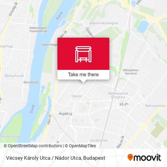 Vécsey Károly Utca / Nádor Utca map