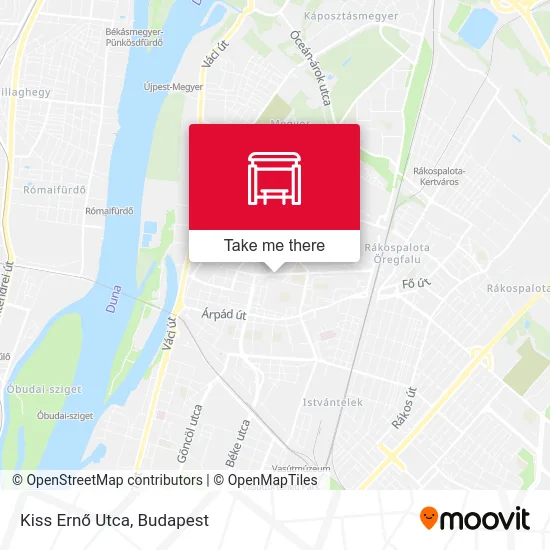Kiss Ernő Utca map