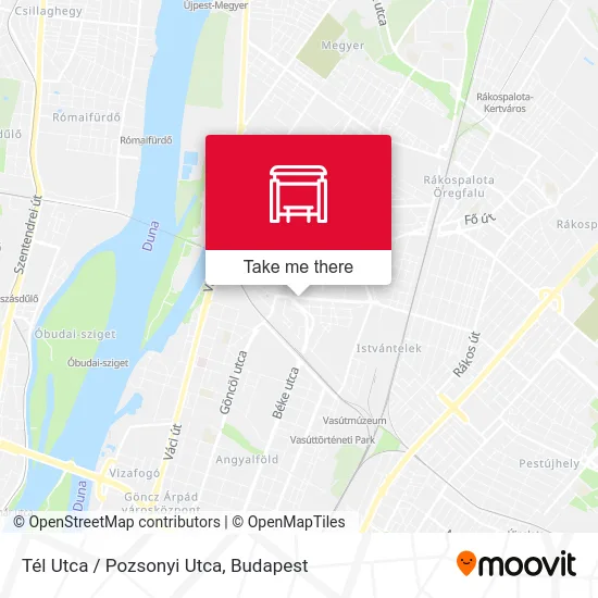 Tél Utca / Pozsonyi Utca map