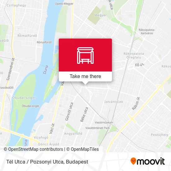 Tél Utca / Pozsonyi Utca map