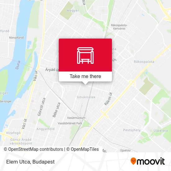 Elem Utca map