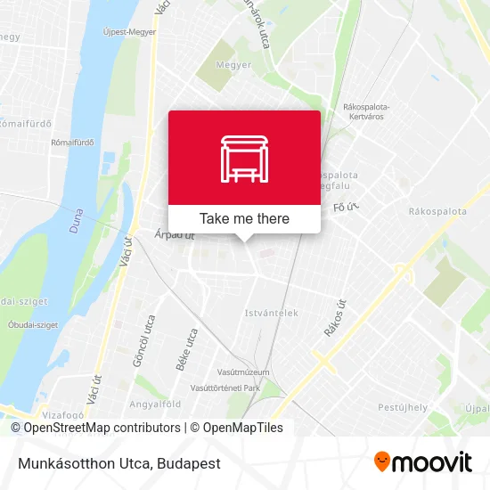 Munkásotthon Utca map