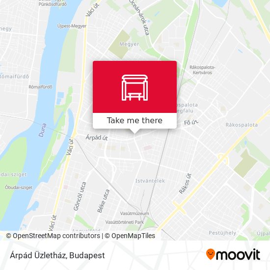 Árpád Üzletház map