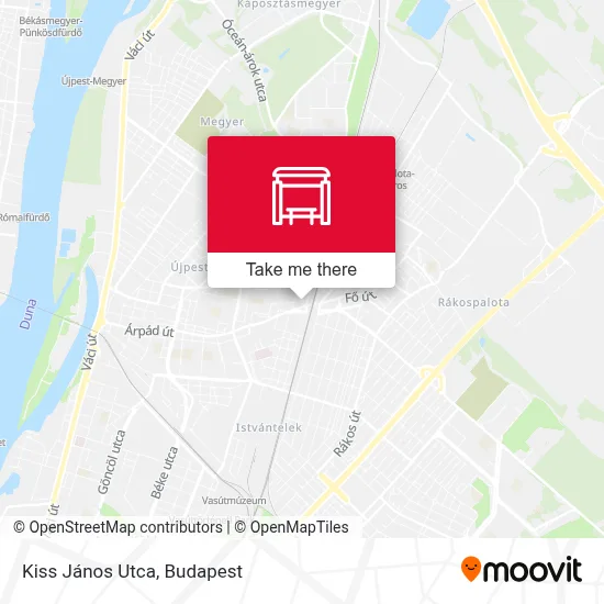 Kiss János Utca map